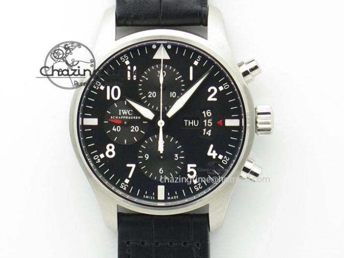 MIROTIME 0519 Mark XVIII Top Gun “SFTI” Black Ceramic IW324712 ZF 1:1 Best Edition on Green Nylon Strap A Tailored 7025
